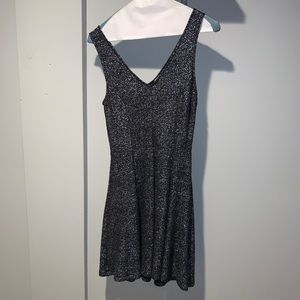 Black sequined dress